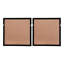 Ensemble de 2 boîtes murales 23,5 "x 23,5" Elos