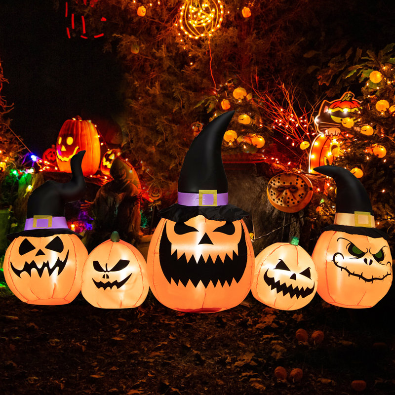 Grande citrouille d'Halloween gonflable