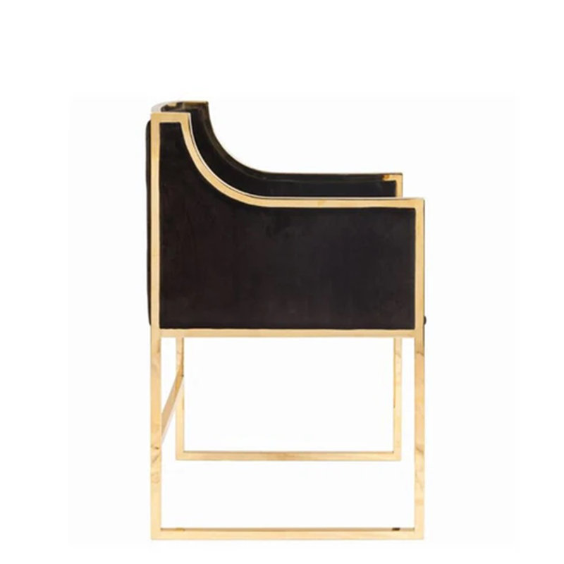 Chaise de salle à manger Arkeen, Or