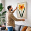 Daffodil Study Botanical - Wrapped Canvas-260314642-260314655