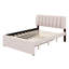 Lit plateforme tapissier avec lit gigogne Teddy-476636479
