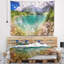 Paysage incroyable tatra mountains lake tapestry-28508490