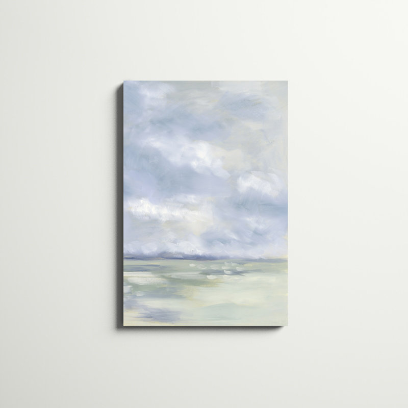 «Coastal Water» par Danusia Keusder, reproduction d'art sur toile tendue, H 36 po x l 24 po