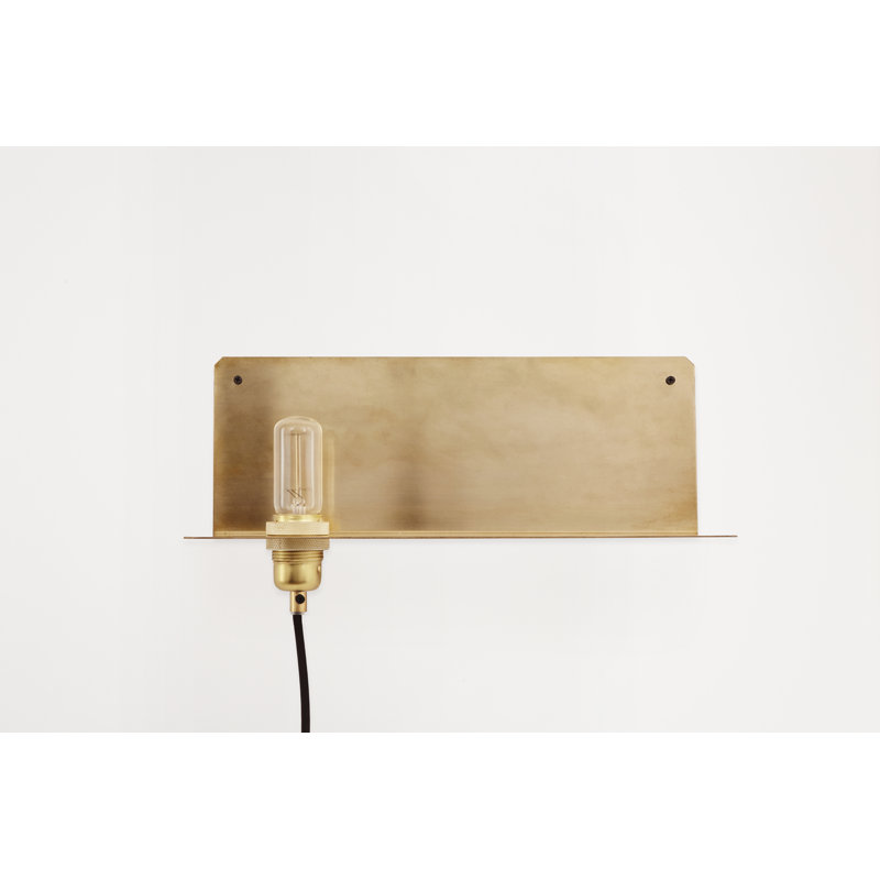 90° Wall Light, Brass