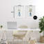 «Chinoiserie Blooms White Bouquets», ensemble de 2 impressions encadrées sous verre, design par Carol Robinson-2141293888-2141293891