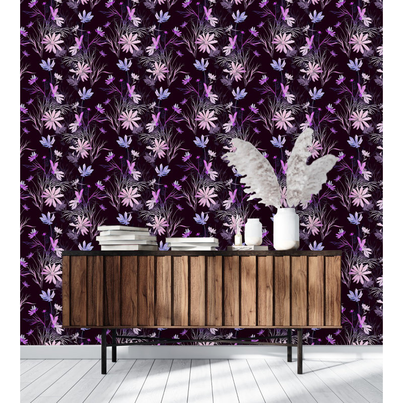 Floral Tile, 2.08' W x 10.42' L