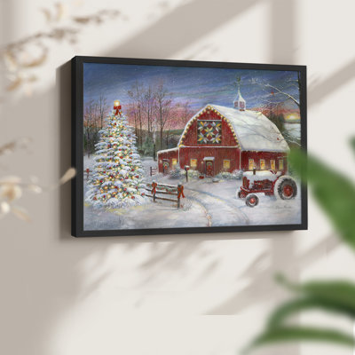 «Anticipating Christmas» - reproduction encadrée