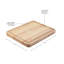 KitchenAid® Classic Wood Cutting Board, 8x10-Inch, Natural