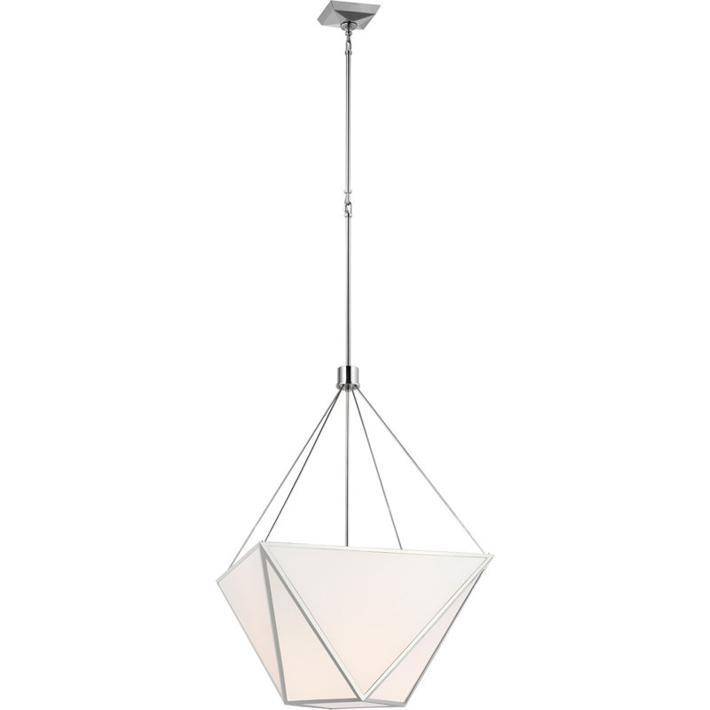 Julie Neill Lorino Large Lantern, Polished Nickel