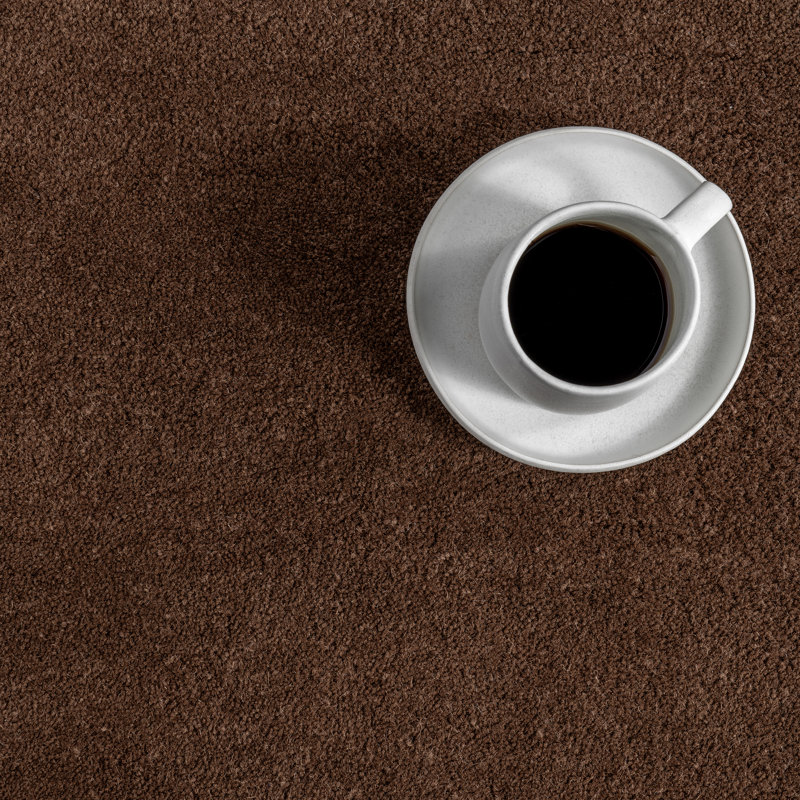 Grace Brown Handmade Wool Tufted Rectangular Area Rug