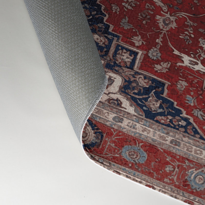 Tapis d'intérieur et d'extérieur brun Persian, Rectangle 9 pi x 12 pi