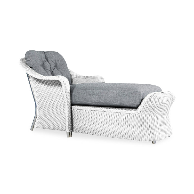 Reflections Outdoor Chaise Lounge, Sailcloth Salt, Mink