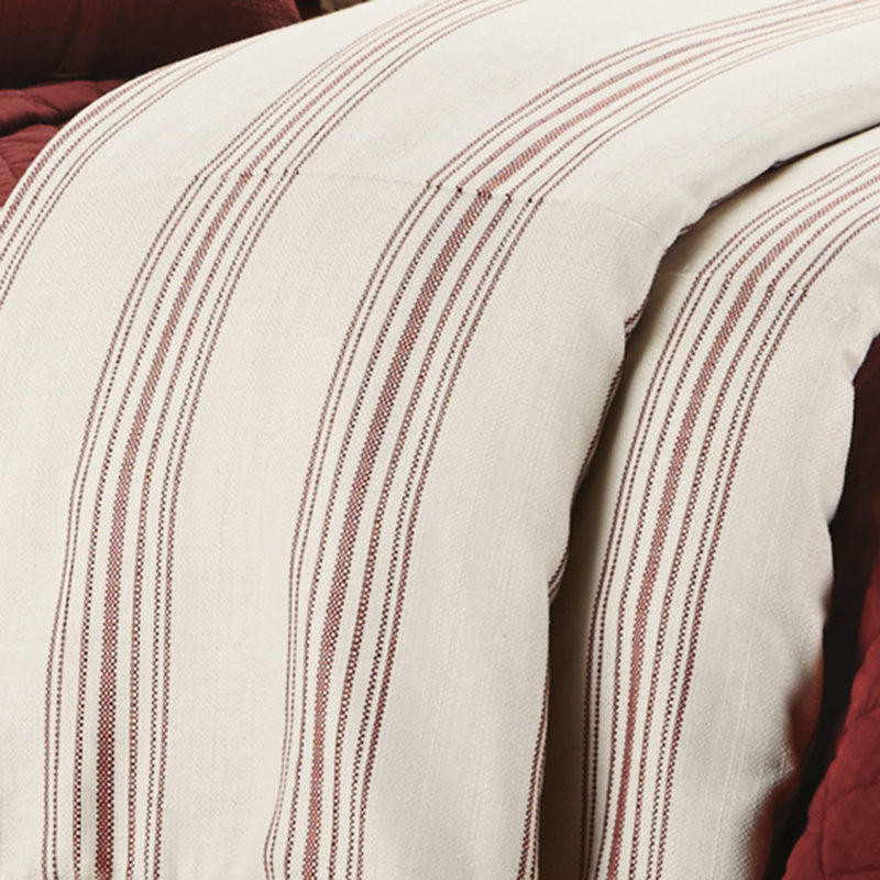Housse de couette Prescott, Housse de couette pour grand lit, rouge