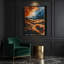 «Watercolor Landscape 29», art mural sur toile noire-1417523233