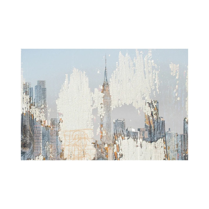 Textures of New York by Irena Orlov - 1 Piece Wrapped Canvas Wall Art, 20.32 cm H x 30.48 cm W