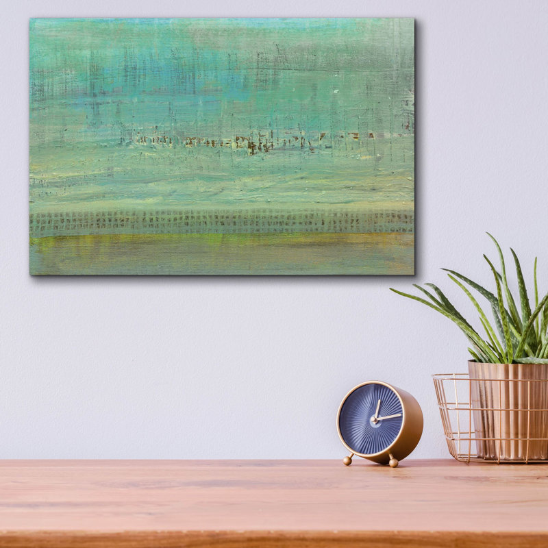  «Sandbar 1» par Alicia Ludwig, art mural en verre acrylique, H 12 po x l 16 po x P 0,13 po