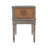  Castlewood Greige Mahogany Cane Bench
