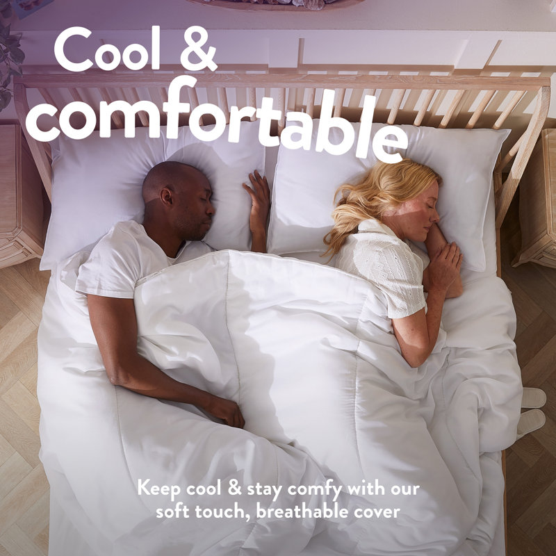 Cool Summer Nights Duvet 4.5 Tog Lightweight Cooler Quilt Machine Washable, Single