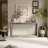 60" Rectangular Solid Wood Veneer Console Table-48087153