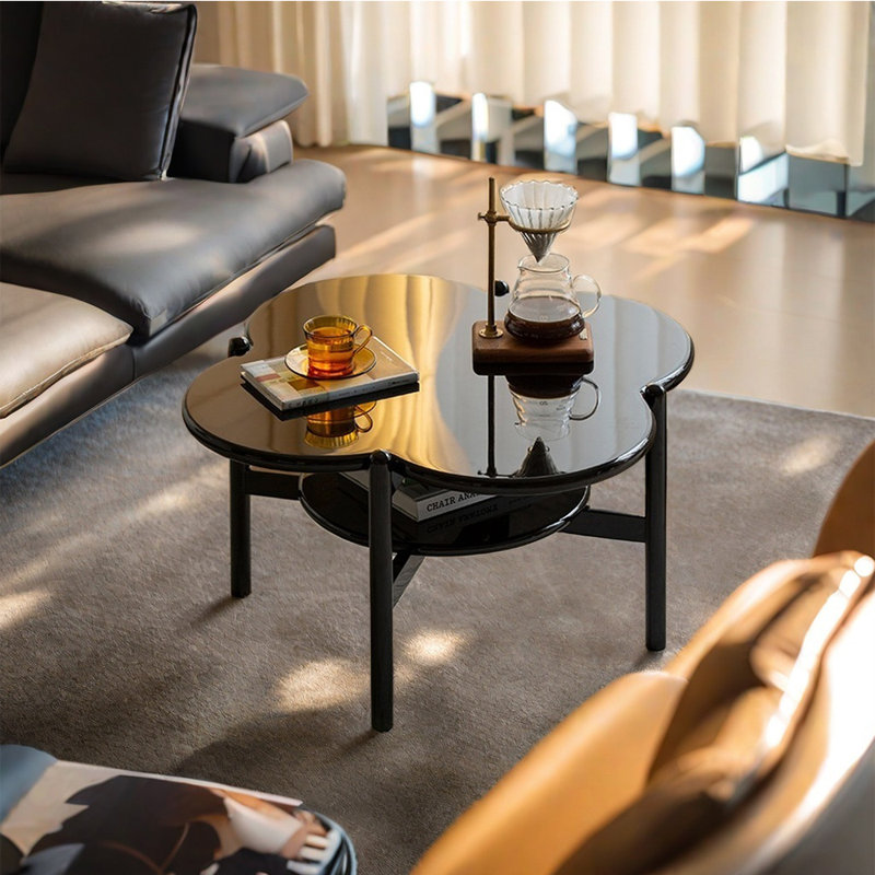 Light luxury modern petal coffee table