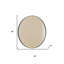 Miroir de salle de bain 24 po