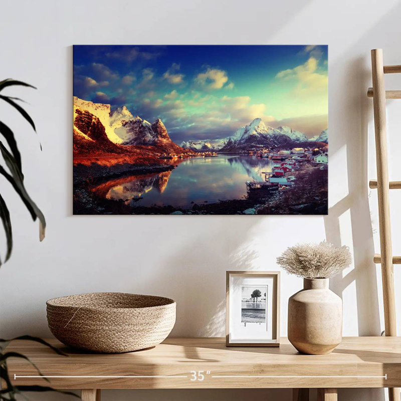 Alvord, village scandinave, H 16 po x l 24 po