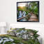Paysage «Pathway in Plitvice Lakes», reproduction de photo sur toile tendue encadrée-26668928