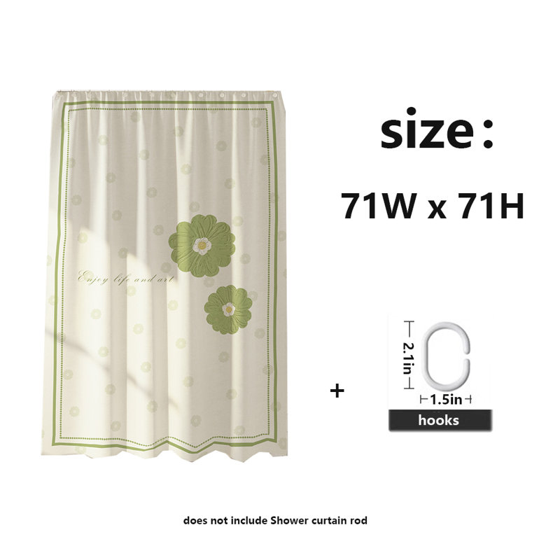 Rideau de douche en polyester