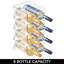 Hassania 8 Bottle Tabletop Wine Bottle Rack in Clear
