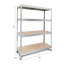  Rayonnage de garage Ar Shelving l 47 po x H 71 po x P 18 po galvanisé
