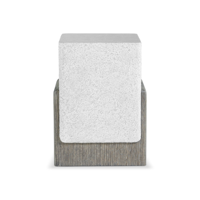 Bernhardt Monolith Accent Table, 22" H x 16" W x 16" D, Square