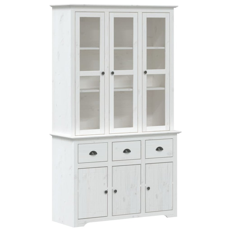 Arsenovic 115.5cm Solid Wood Sideboard, White