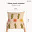 Coussin décoratif géométrique intérieur / extérieur en polyester