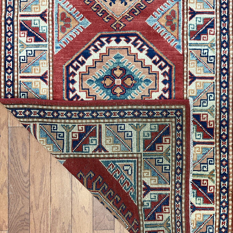 Handmade Kazak Wool Rug