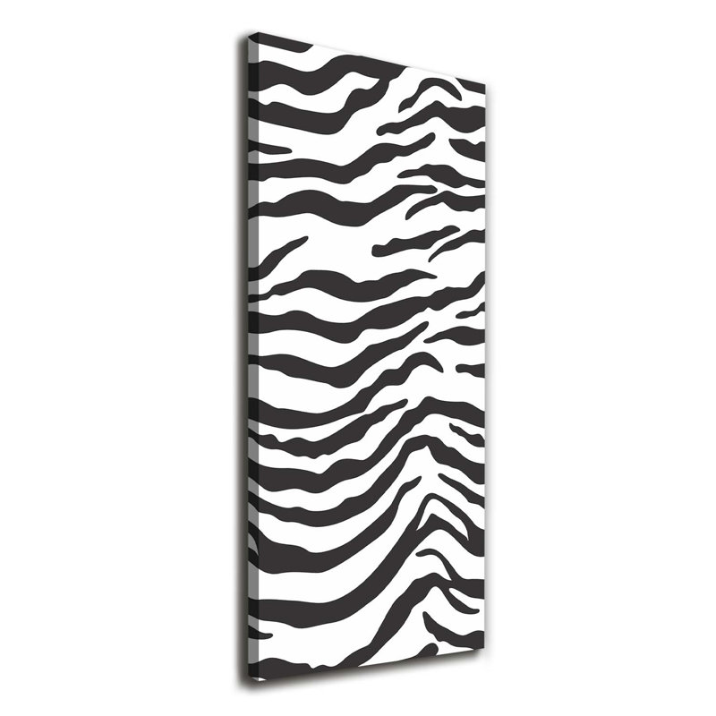 Zebra Background - Wrapped Canvas Print