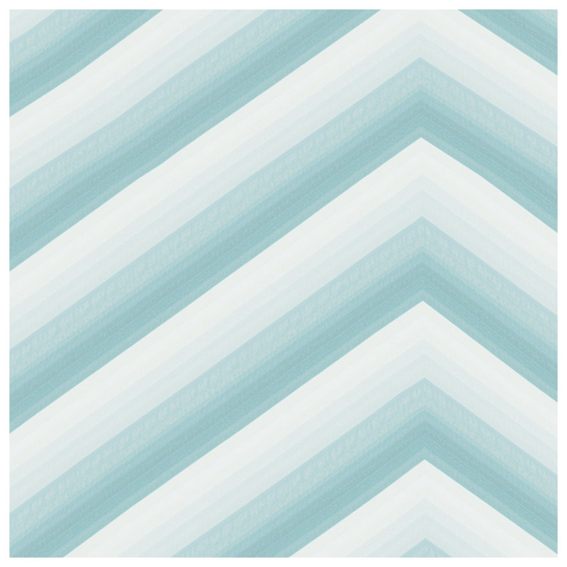 Couvertures à chevrons bleu et blanc, L 60 po x H 80 po