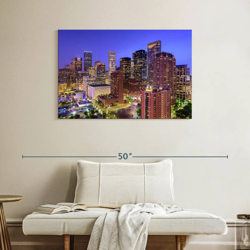 Sireci Houston Metropolis, 26" H x 39" W