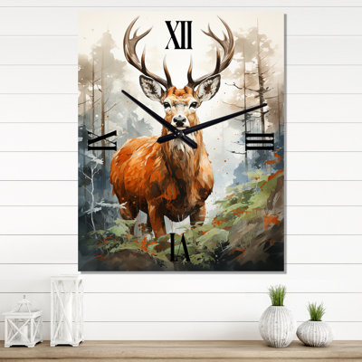 Deer Wonderers IV - Animals Wall Clocks