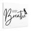 Just Breathe - Wrapped Canvas Print