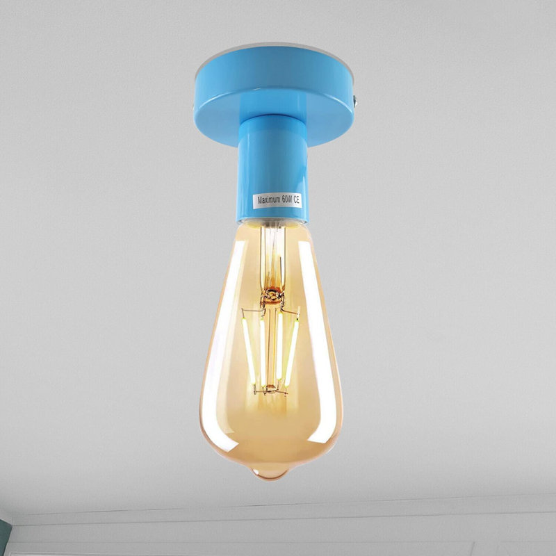 Flush Mount Light Semi Flush Mount, Blue