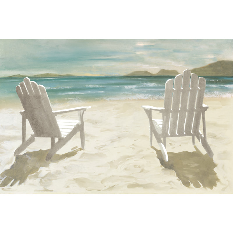 Adir Chairs - Wrapped Canvas Painting, 20cm H x 30cm W x 3.8cm D