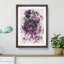 Striking Purple Rose - Picture Frame Graphic Art Print-56862348-56862347