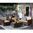 Shamavi 4 - Person Patio Conversation Set with Cushions-1357747575