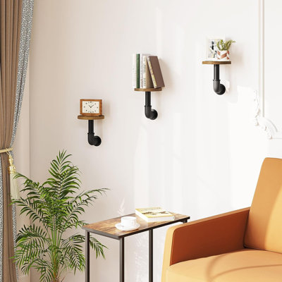 Kemar 3 Piece Circle Floating Shelf
