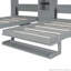 Lits escamotables à double paroi avec armoires et tablettes-286847969