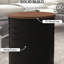 Nesting Storage Ottomans Set of 2 with Lids, Hidden Space