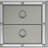 CHLOE GEMSTONE SILVER NIGHTSTAND