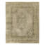 Wool Oriental Area Rug in Beige/Brown, Gray/Silver, Green