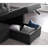 Upholstered Pull Out Sectional Sofa With Chaise