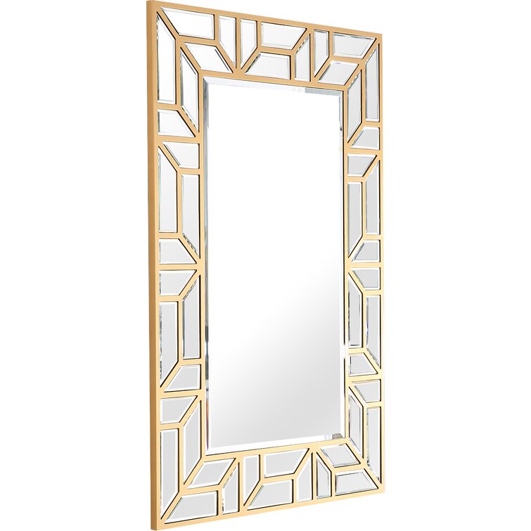 Everly Quinn Pinkston Rectangle Glass Wall Mirror & Reviews - Wayfair Canada